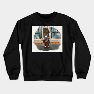 Prime Minister Larry the Cat Crewneck Sweatshirt